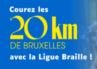 De 20 km door Brussel van de Brailleliga 2022